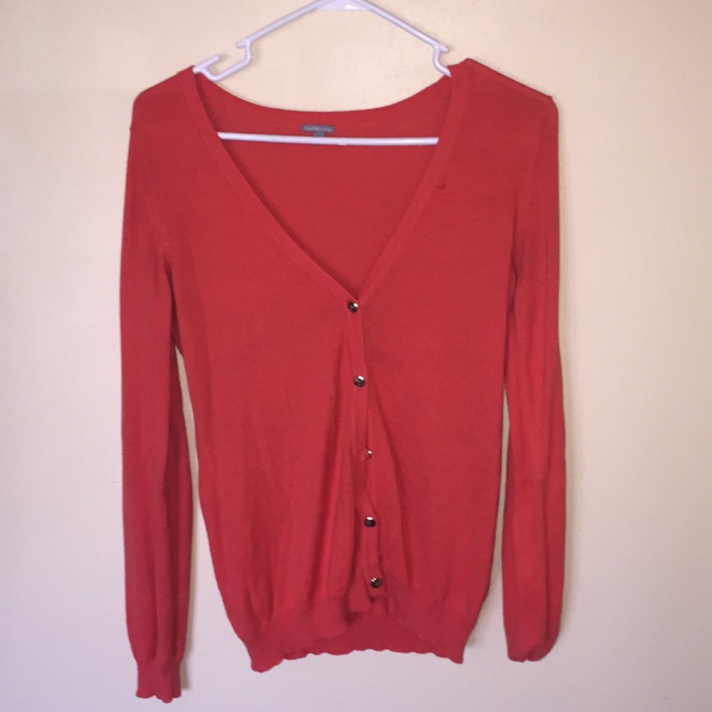 Button down sweater